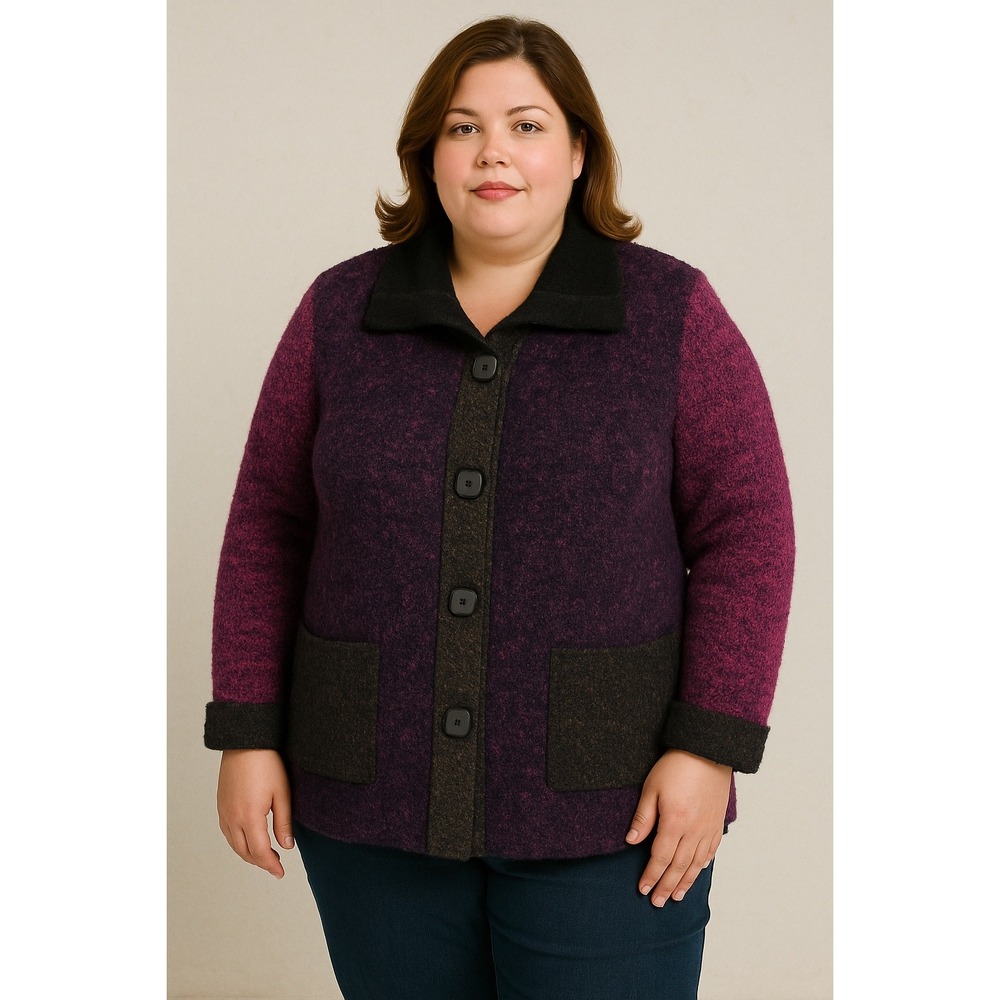 Laura Ashley Vintage Cardigan Sweater NWT Women's XL 90s Colorblock